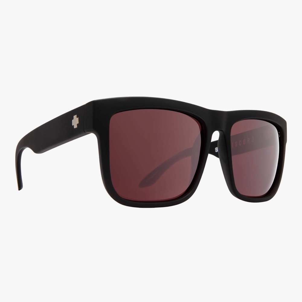 SPY  Black - Happy Rose Polar W/ Light Silver Spectra Mirror